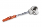 Plastic clamp For fixing copper, metal and plastic pipes.